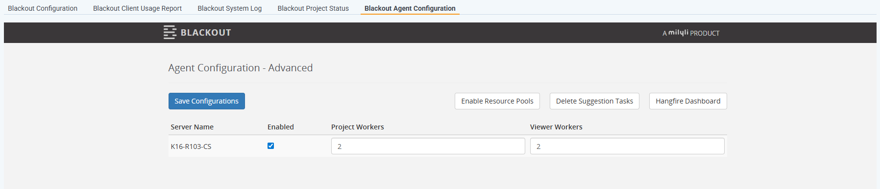 Blackout Resource Pool Aware Screenshot